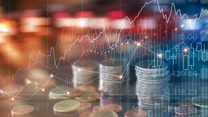finance and business concept, stock market and currency exchange